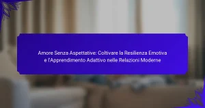Amore Senza Aspettative: Coltivare la Resilienza Emotiva e l’Apprendimento Adattivo nelle Relazioni Moderne