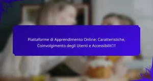 Piattaforme di Apprendimento Online: Caratteristiche, Coinvolgimento degli Utenti e Accessibilità