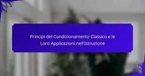 Principi del Condizionamento Classico e le Loro Applicazioni nell’Istruzione